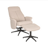 RELAXFAUTEUIL BERGEN + HOCKER 77X76X105 CM