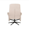 RELAXFAUTEUIL BERGEN + HOCKER 77X76X105 CM