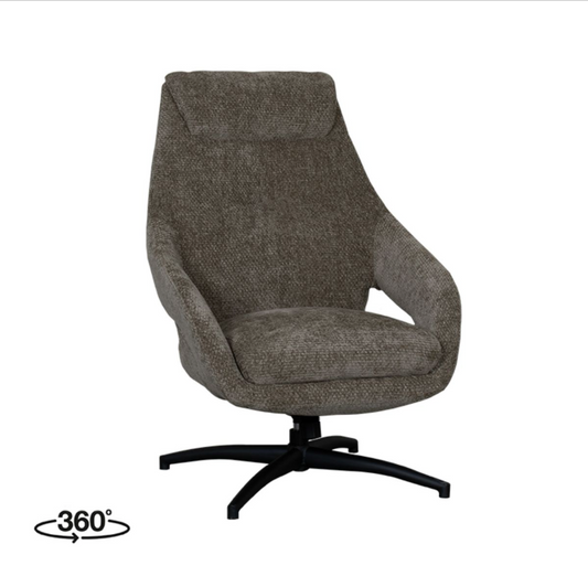 DRAAIFAUTEUIL MAXWELL 75X84X108 CM