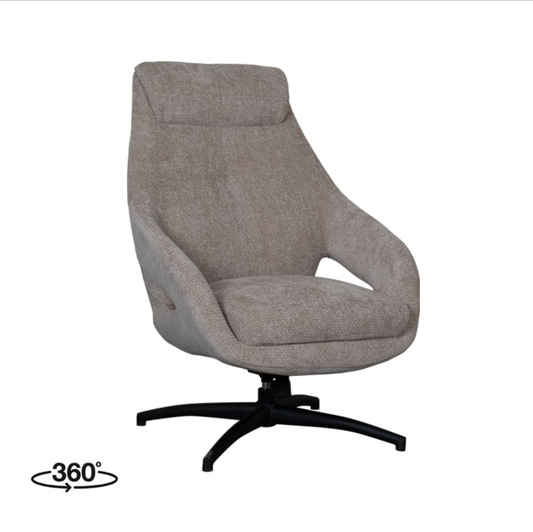 DRAAIFAUTEUIL MAXWELL 75X84X108 CM