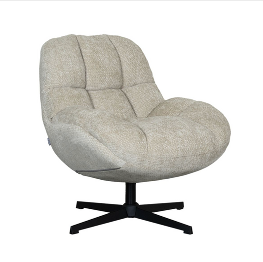 DRAAIFAUTEUIL HUXLEY 76X86X92 CM