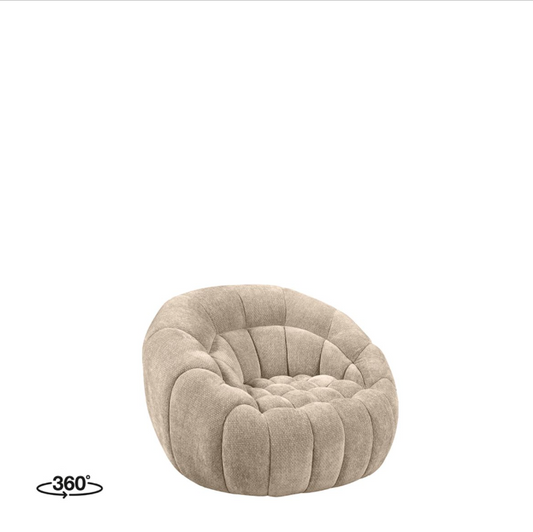 DRAAIFAUTEUIL CLOUD 115x104x80 CM