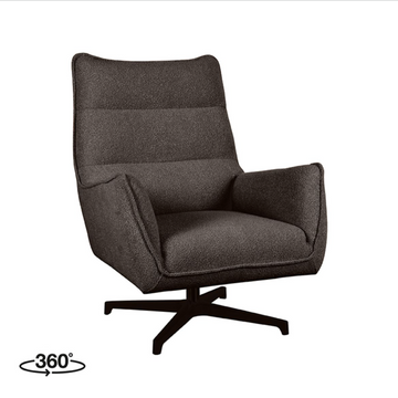 DRAAIFAUTEUIL RODIA 80X90X102 CM