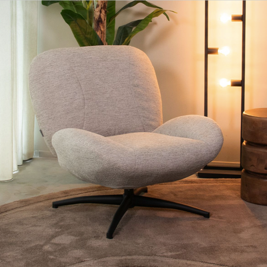 DRAAIFAUTEUIL CLAYTON 82X89X91 CM