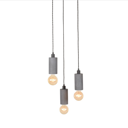 HANGLAMP FRESCO 3-LICHTS 30X30X120 CM