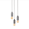 HANGLAMP FRESCO 3-LICHTS 30X30X120 CM