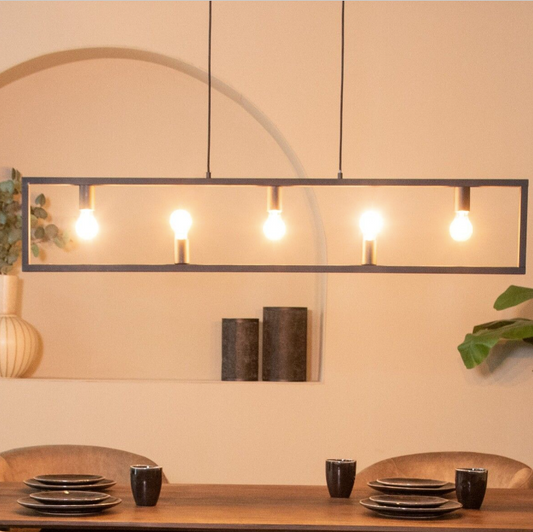 HANGLAMP QUADRATO 135X10X130 CM