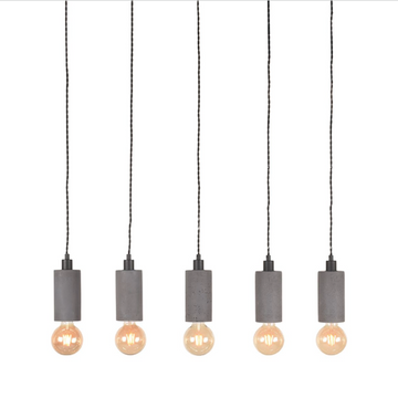 HANGLAMP FRESCO 5-LICHTS 80X9X120 CM