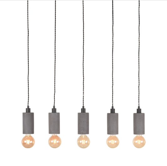 HANGLAMP FRESCO 5-LICHTS 80X9X120 CM