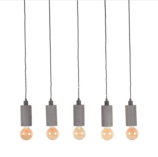 HANGLAMP FRESCO 5-LICHTS 80X9X120 CM