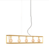 HANGLAMP TETTO 120X20X141 CM