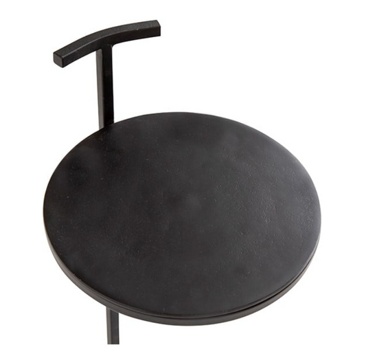 BARCELONA BIJZETTAFEL, BLACKISH BRONZE - ALLURE ALU COLLECTION