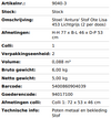 STOEL ANTURA LICHTGRIJS