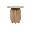 BIJZETTAFEL Ø50, H50, ACACIA WEATHERED WOOD - DURBAN TABLE COLLECTION