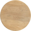BIJZETTAFEL Ø50, H55, ACACIA GROOVY NATURAL - ZODIAC COLLECTION