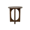 BIJZETTAFEL Ø50, H55, MANGO BROWN WALNUT - ZODIAC COLLECTION