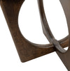 BIJZETTAFEL Ø50, H55, MANGO BROWN WALNUT - ZODIAC COLLECTION