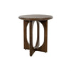 BIJZETTAFEL Ø50, H55, MANGO BROWN WALNUT - ZODIAC COLLECTION