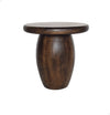 BIJZETTAFEL Ø50, MANGO BROWN WALNUT - BALLOON TABLE COLLECTION