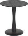 BIJZETTAFEL Ø55, HOOG, BLACK - FLARE FURNITURE