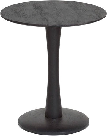 BIJZETTAFEL Ø55, HOOG, BLACK - FLARE FURNITURE