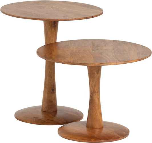 BIJZETTAFEL Ø55, HOOG, GINGER - FLARE FURNITURE