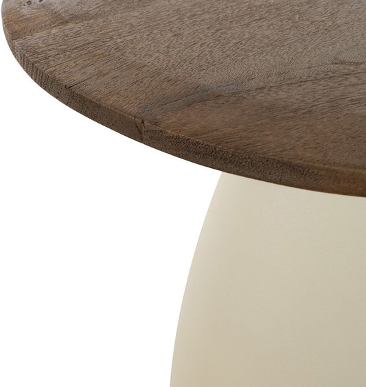 BIJZETTAFEL ORGANISCH 50, H50, MANGO MALAGA BROWN - CORNETTO COLLECTION