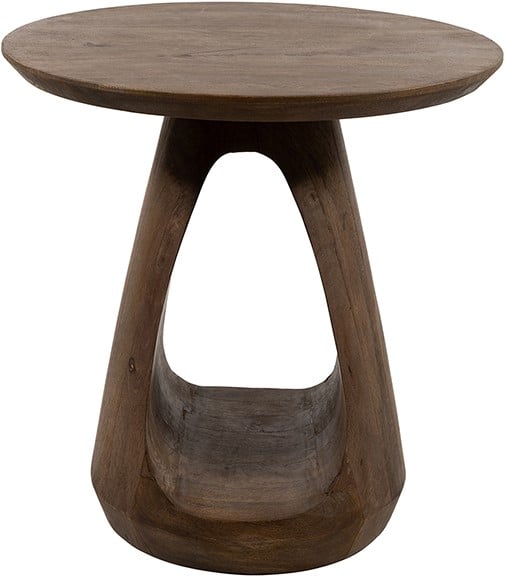 BREMEN BIJZETTAFEL Ø50, H50, MANGO MATT WALNUT - MUST HAVE COLLECTION