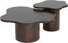 FIORE BIJZETTAFEL 65, MANGO BROWN WALNUT - MIX & MATCH COLLECTION