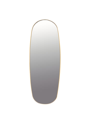 ALU SPIEGEL DANISH OVAL GOLD