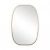 ALU SPIEGEL SQUARED OVAL GOUD