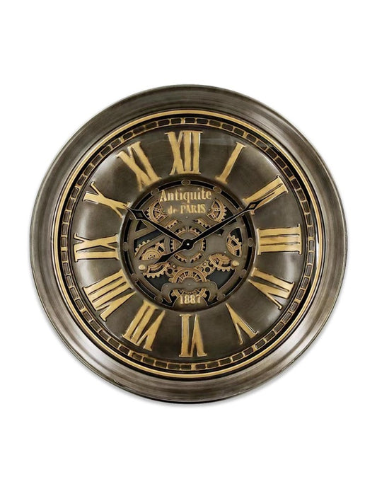 TANDWIELKLOK MET GLAS-100CM