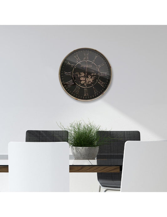 TANDWIELKLOK MET GLAS-60CM