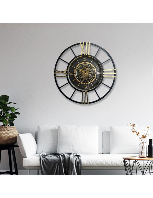 TANDWIELKLOK MET GLAS-120CM