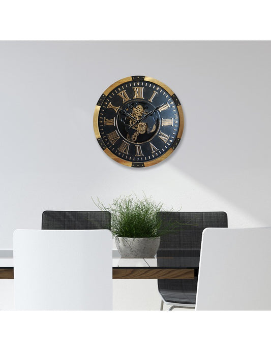TANDWIELKLOK MET GLAS-64CM