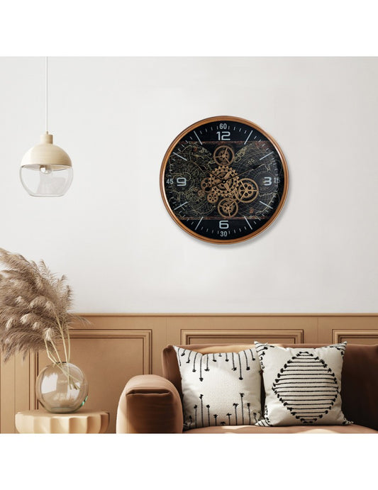 TANDWIELKLOK MET GLAS-60CM