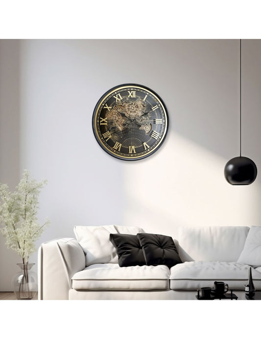 TANDWIELKLOK MET GLAS-65CM