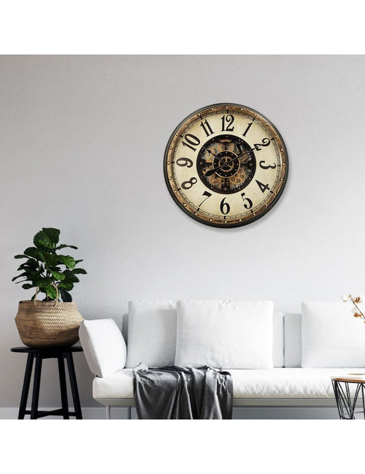 TANDWIELKLOK MET GLAS-83CM