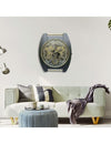 TANDWIELKLOK MET GLAS-71x82