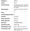 BARKRUK LARA OTE SEA 500 ROEST
