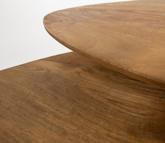 KEULEN SALONTAFEL ORGANISCH, SET VAN 2, SMOOTH NATURAL - MUST HAVE COLLECTION