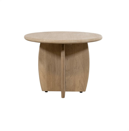 SALONTAFEL Ø60, H45, ACACIA WEATHERED WOOD - DURBAN TABLE COLLECTION