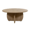 SALONTAFEL Ø90, H40, ACACIA WEATHERED WOOD - DURBAN TABLE COLLECTION