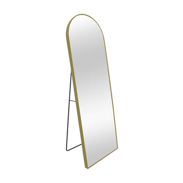 ALU SPIEGEL STANDING ARCHED MATT BRONZE
