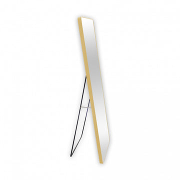 ALU SPIEGEL STANDING CURVED GOUD