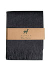 ALPAKA PLAID - ANTRACIET - 200X150CM - NEW!