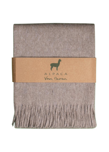 ALPAKA PLAID - BEIGE - 200X150CM - NEW!