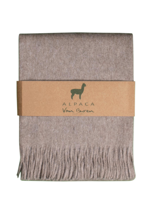 ALPAKA PLAID - BEIGE - 200X150CM - NEW!