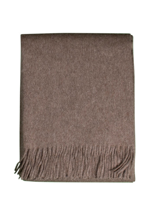 ALPAKA PLAID - CHOCOLADE - 200X150CM - NEW!