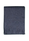 ALPAKA PLAID - DONKERBLAUW - 200X150CM - NEW!